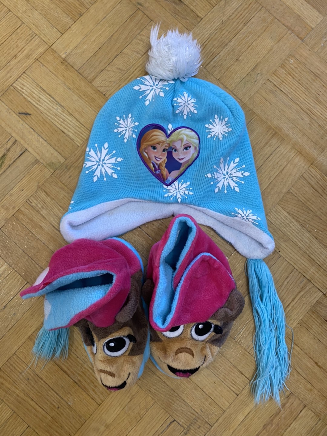 Winter Hat and Slippers #freecycle