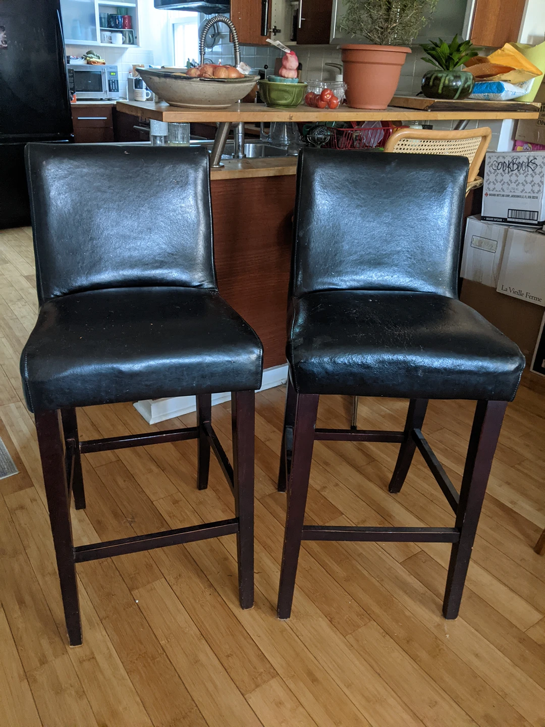 Leather Bar Stools