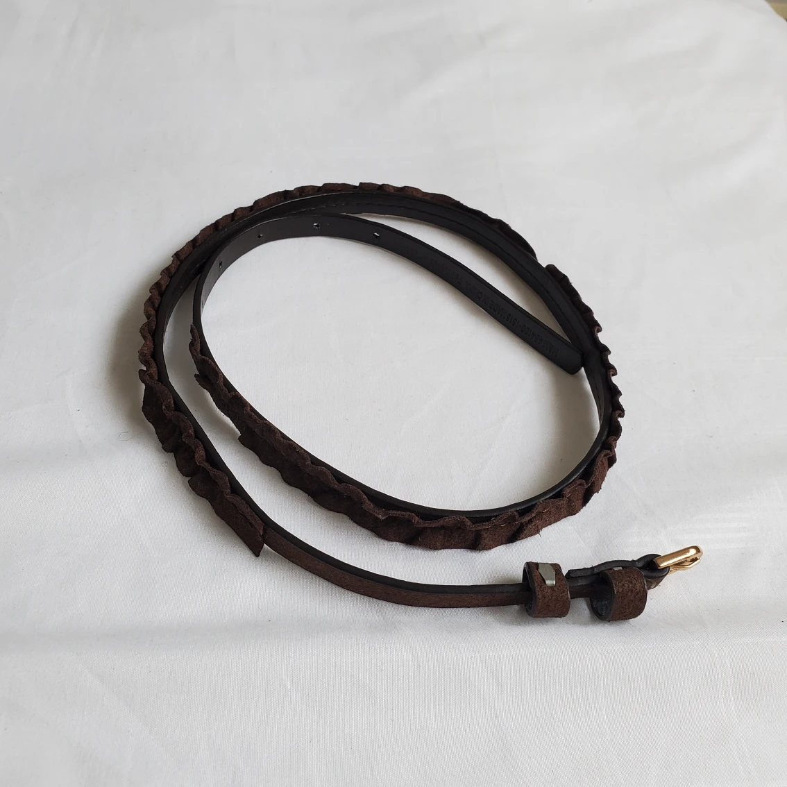 H&M Brown Suede Belt #freecycle