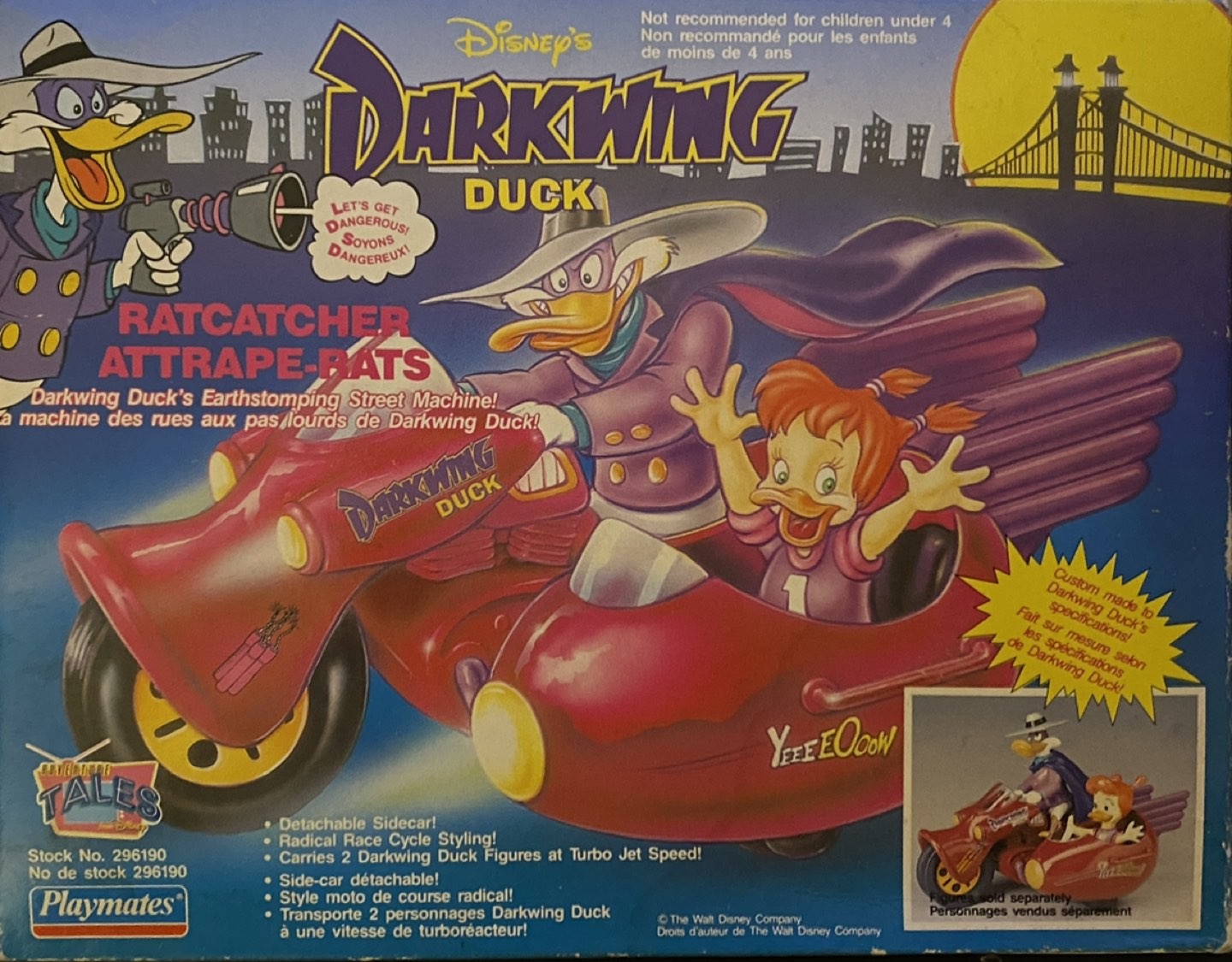 VINTAGE DARKWING DUCK (1991 Playmates/Disney)