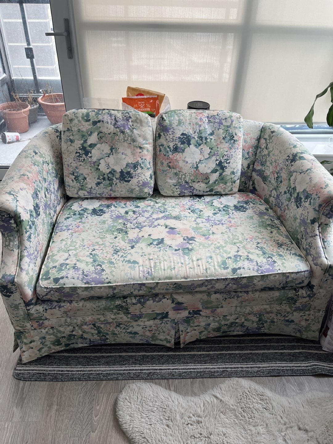 Customized love seat couch