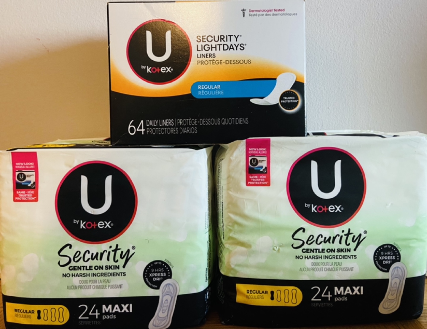 U by Kotex pads & liner bundle thumbnail