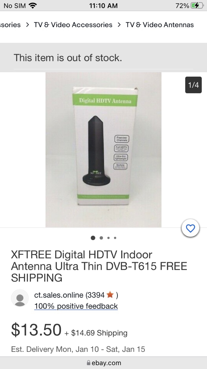 Digital HDTV antenna thumbnail