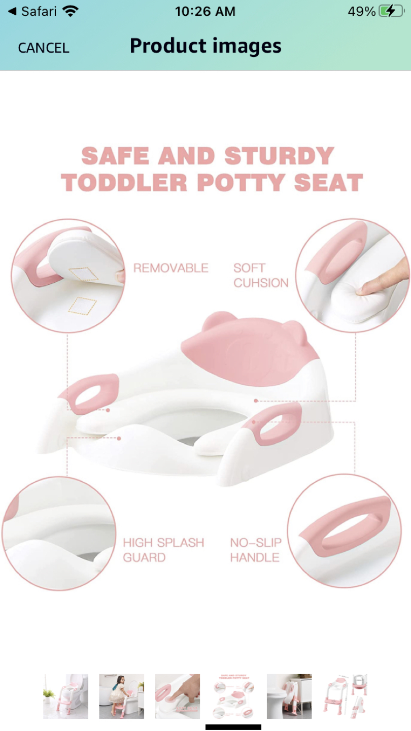 Potty training seat image indicator(5)