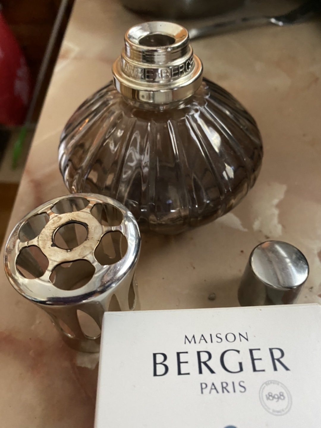 Lampe Berger and new Wick