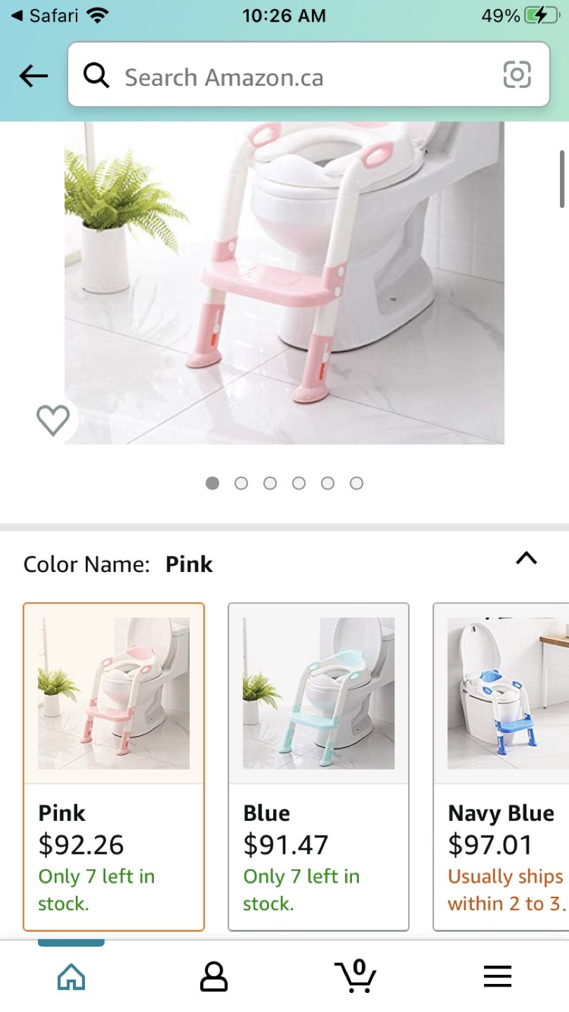 Potty training seat image indicator(2)