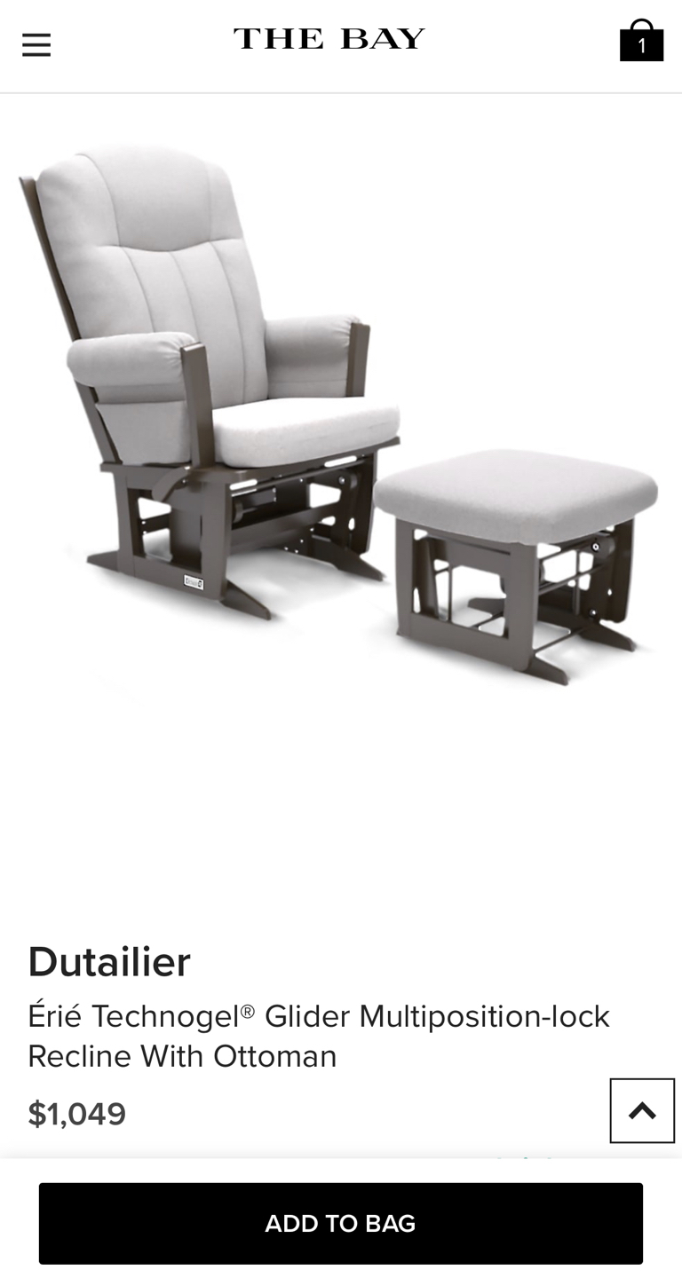 Dutailier rocking chair