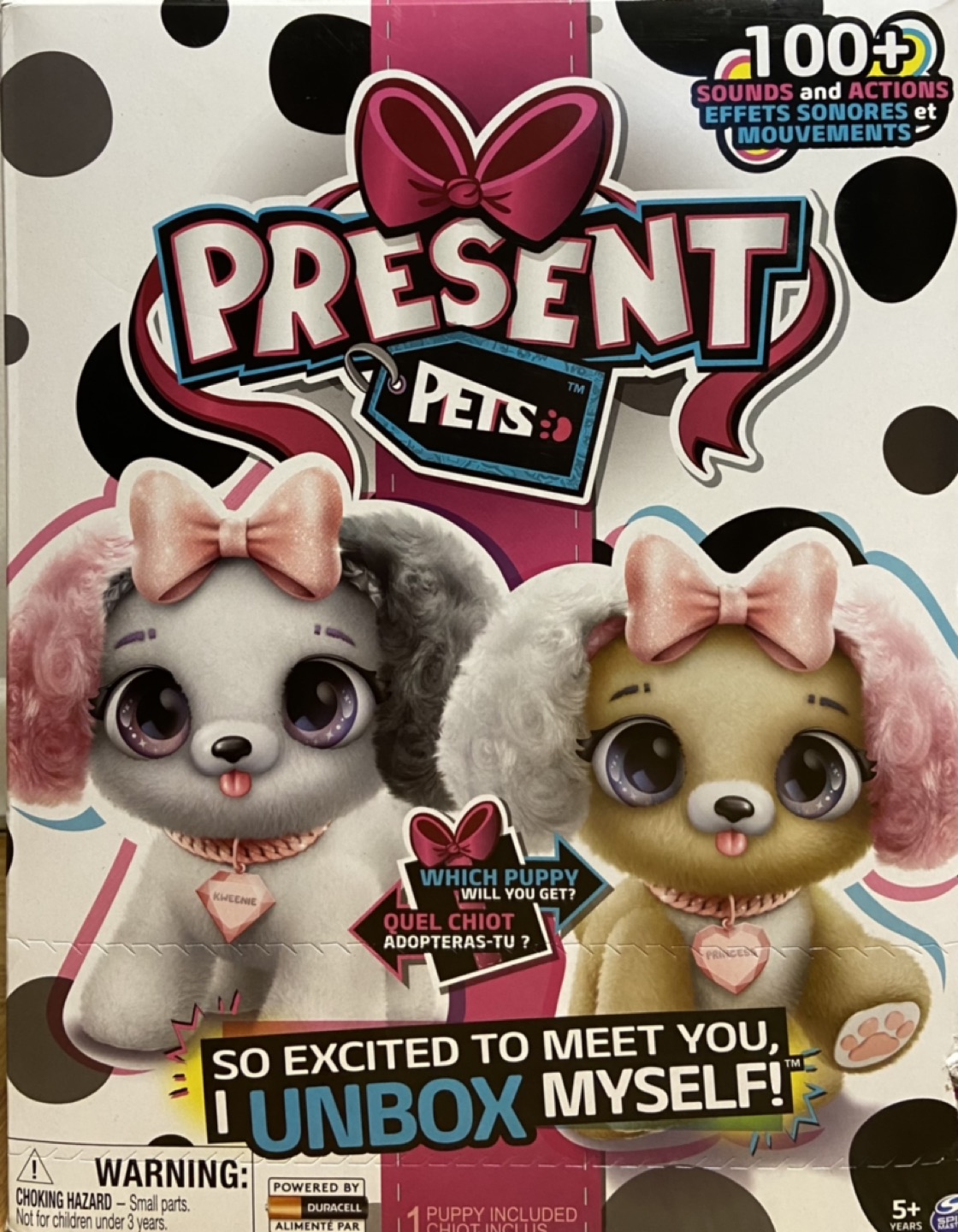 *Brand New* Present Pets Fancy Puppy Interactive Plush Pet Toy 🥰 thumbnail