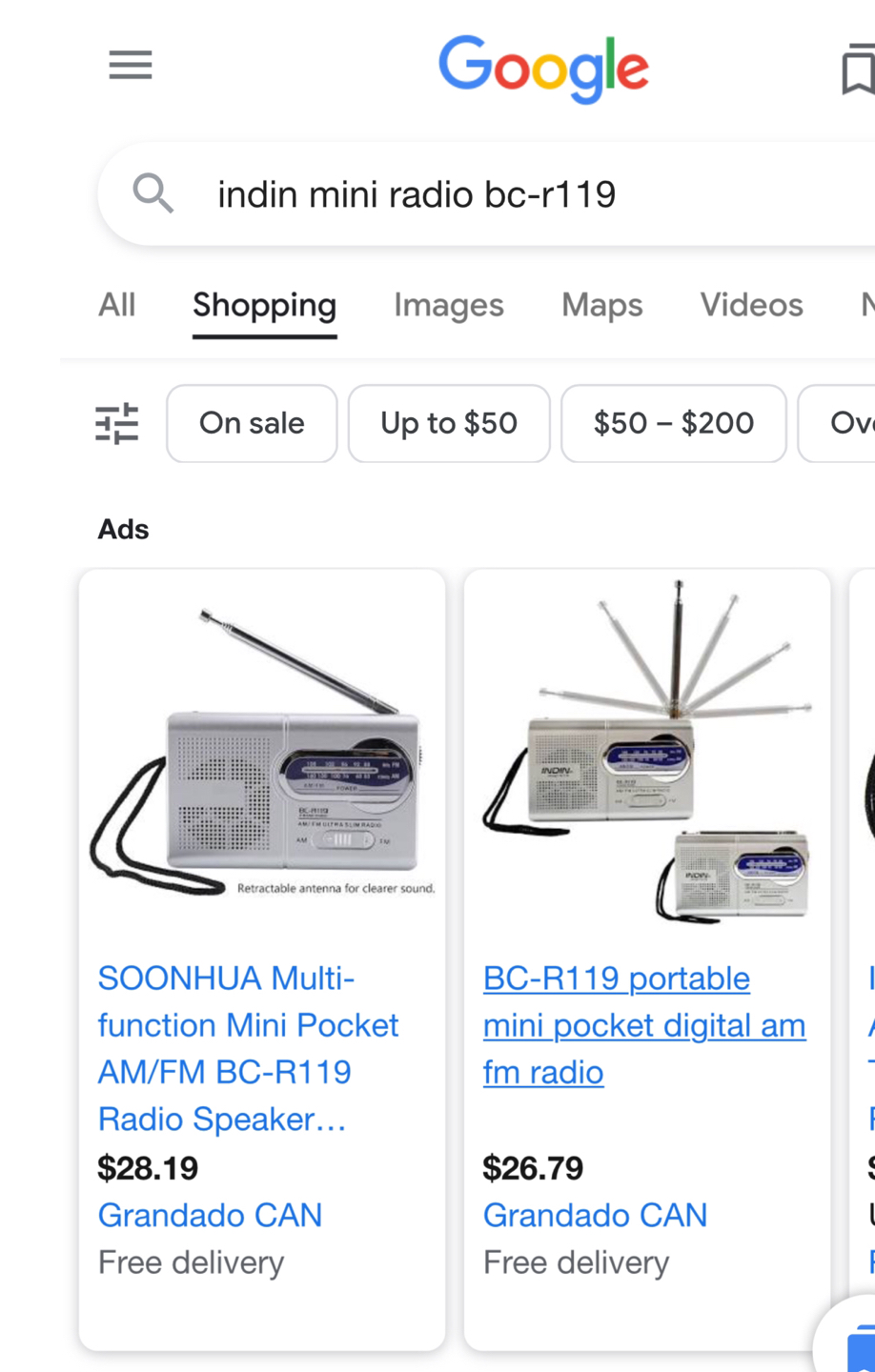 INDIN BC-R119 Portable Mini Pocket Digital AM FM Radio image indicator(2)