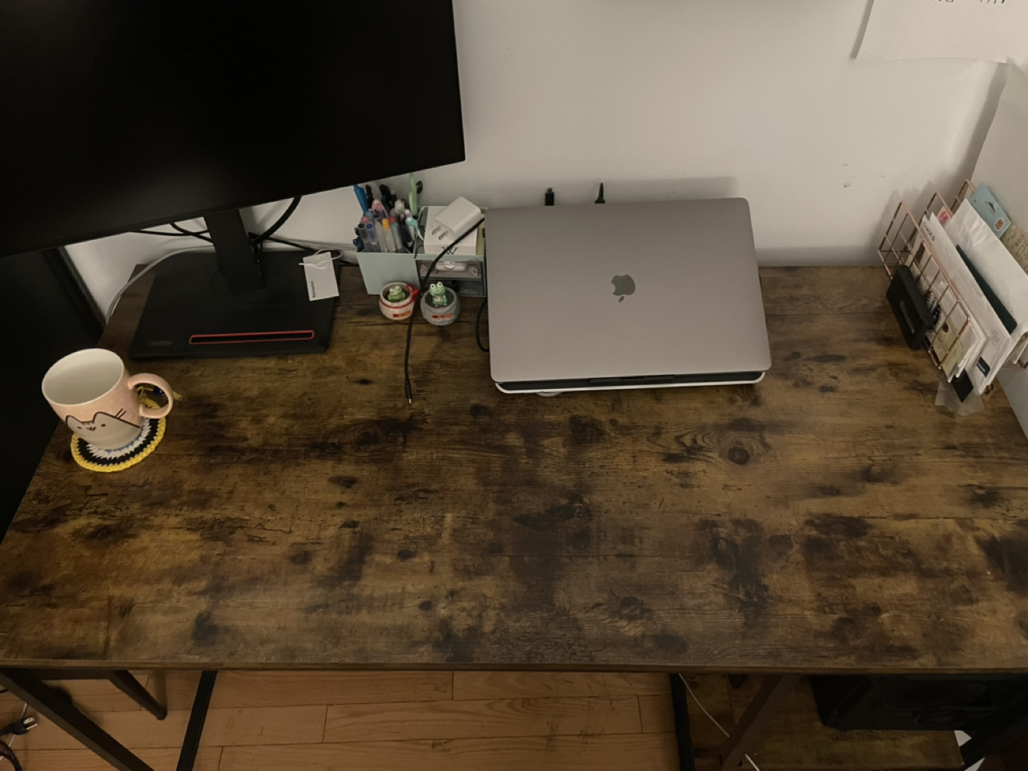 Desk with shelves - photo 2