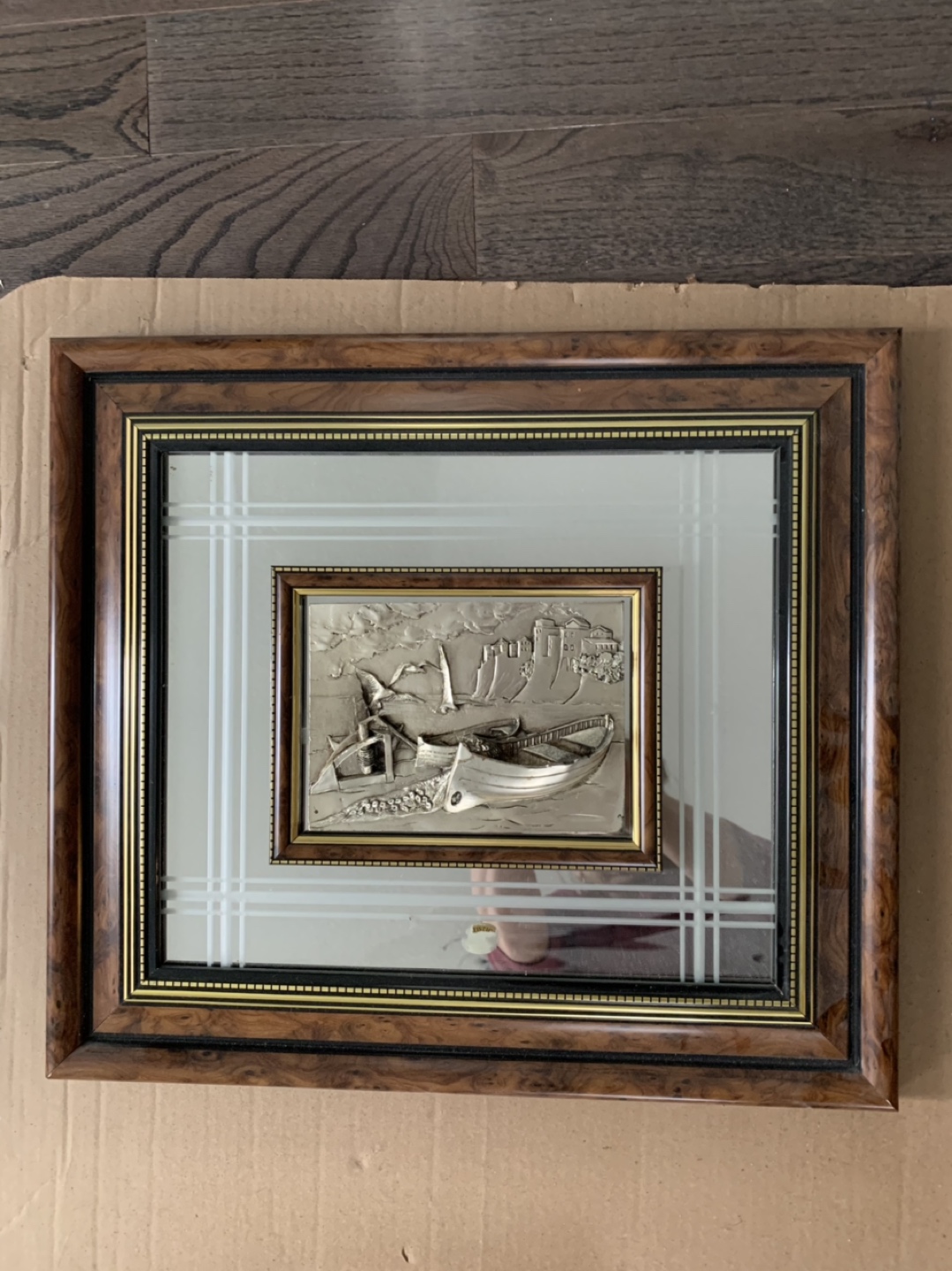 Wall art silver framed thumbnail