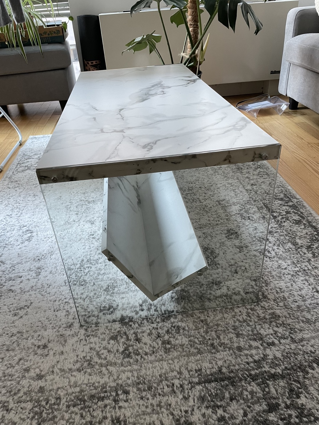 Faux Marble Coffee Table - photo 2