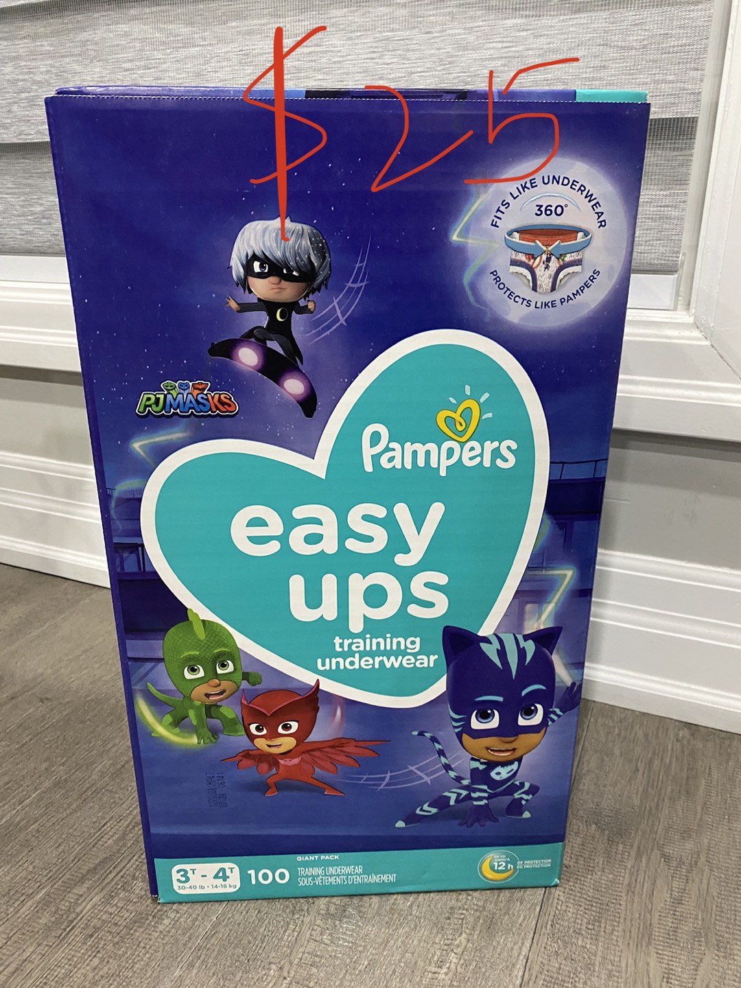 Pampers Easy Ups Diapers Size5 3-4T
