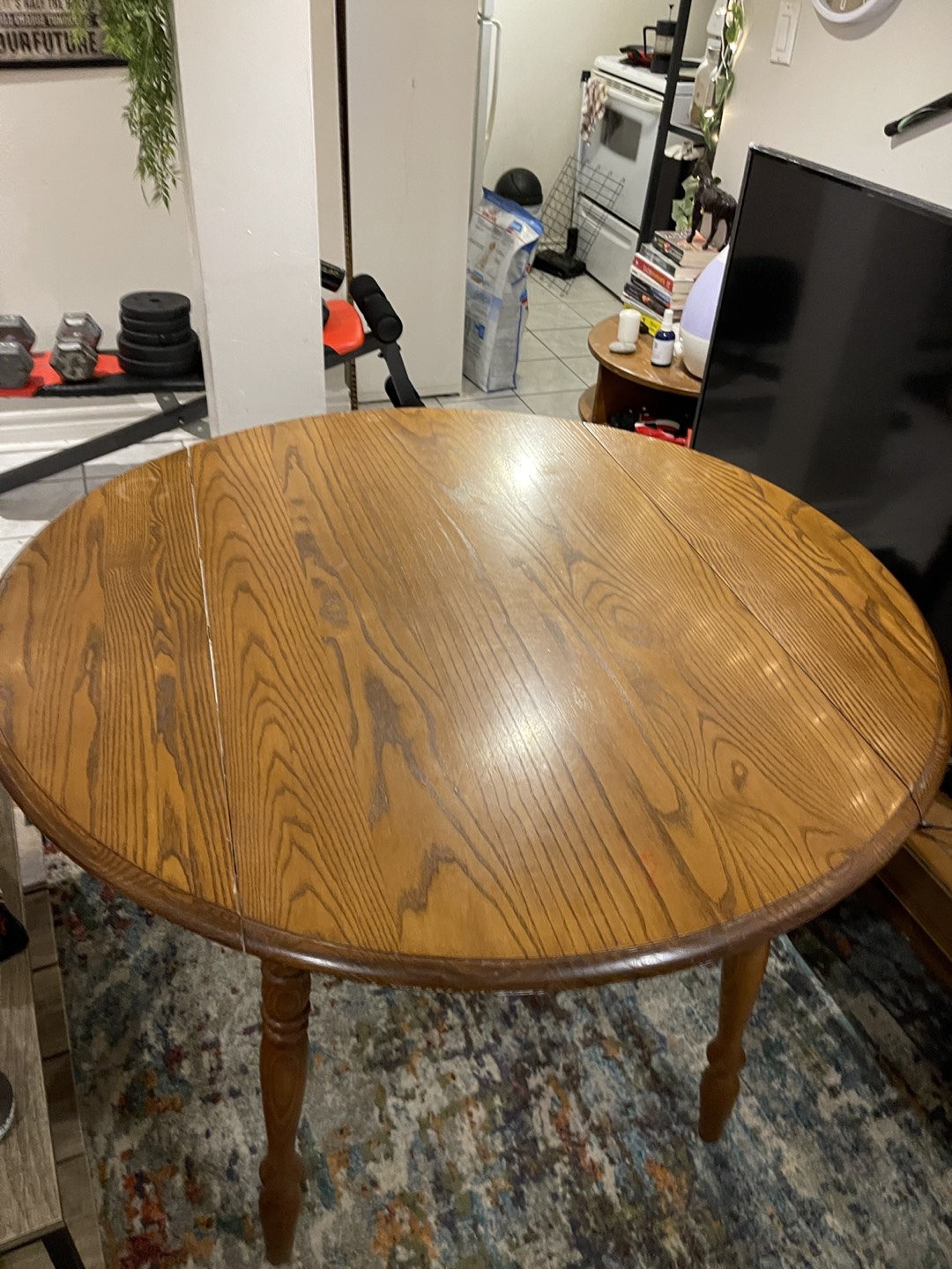 Dining table set with chairs for sale.