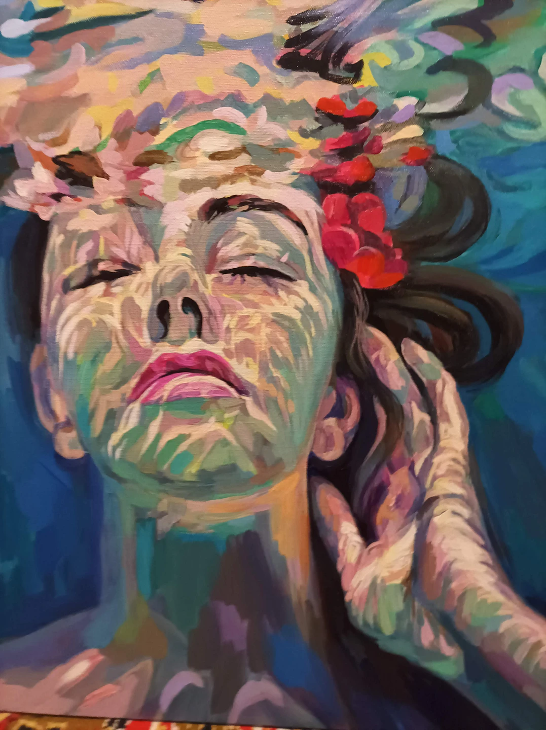 original oil painting 26" by 36" image indicator(5)