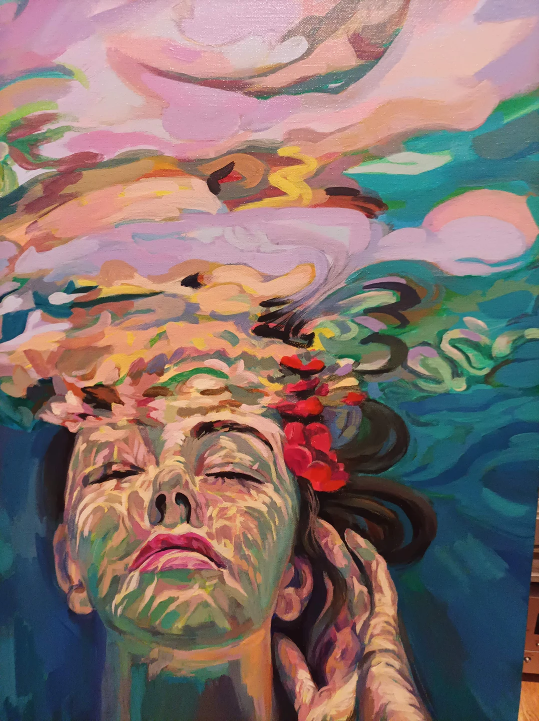 original oil painting 26" by 36" image indicator(2)