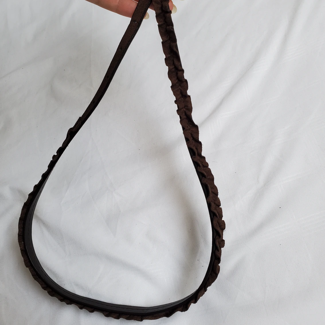 H&M Brown Suede Belt #freecycle - photo 4