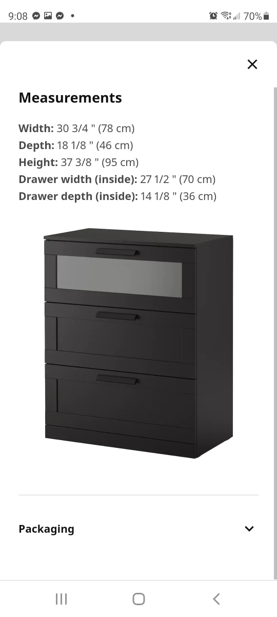 Black Ikea Dresser - photo 3