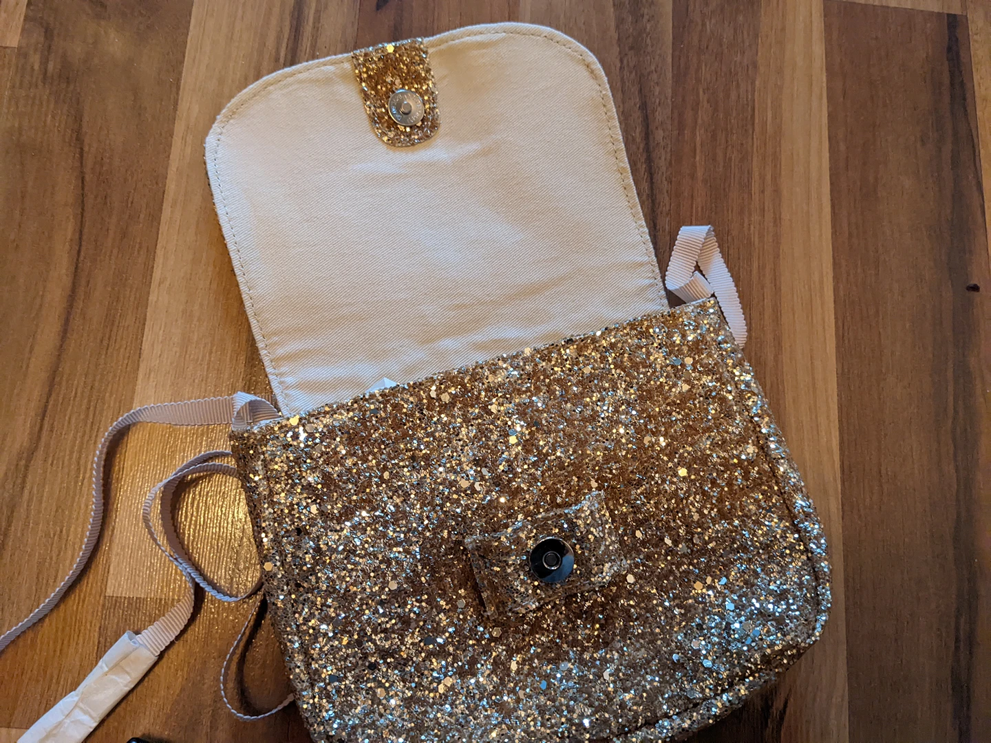 brand new unused Joe Fresh Kids glitter purse - photo 2