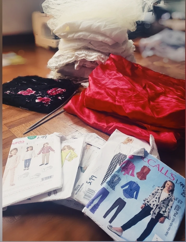 $15 for yards of fabric and sewing tools