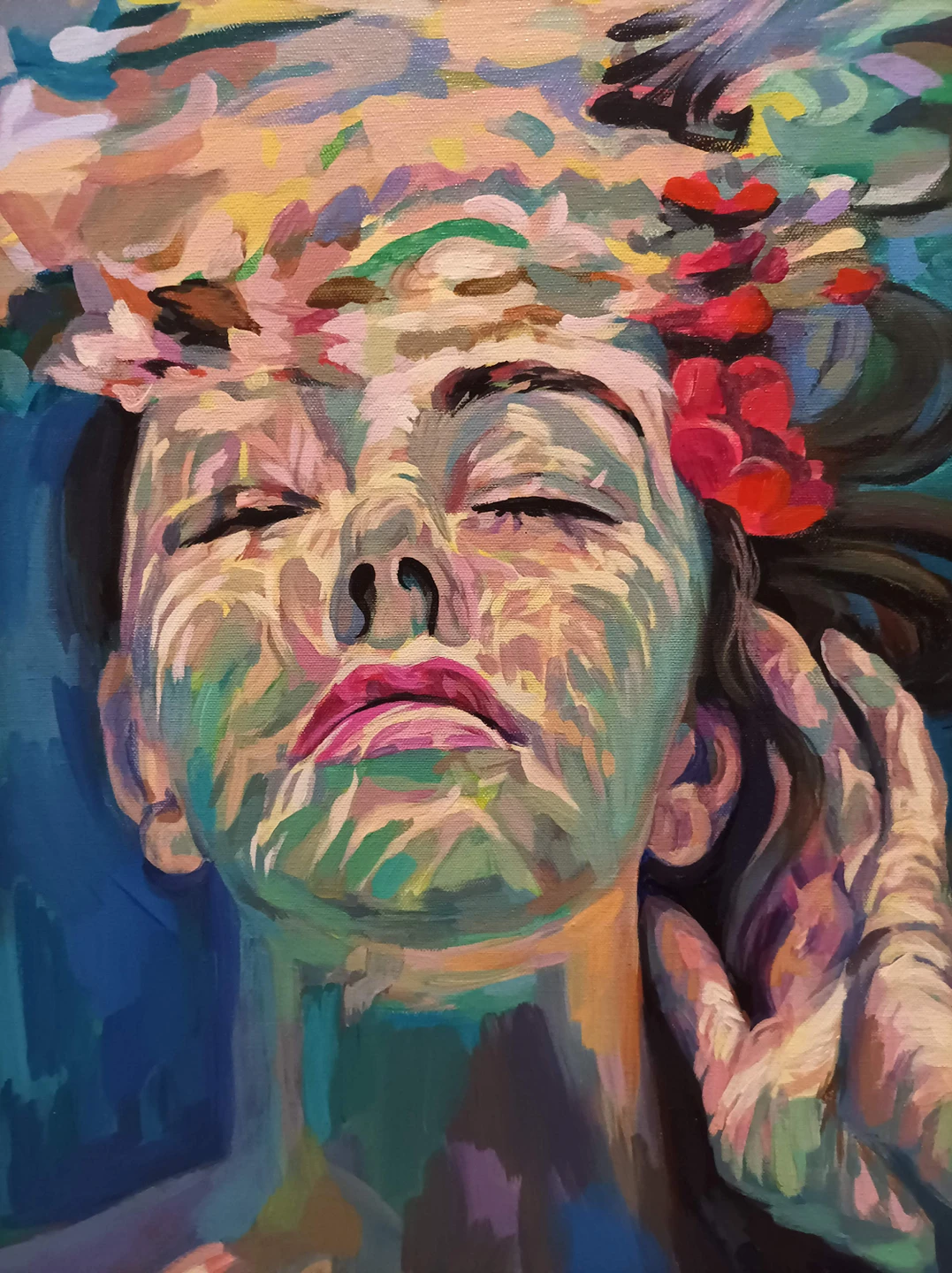 original oil painting 26" by 36" image indicator(10)