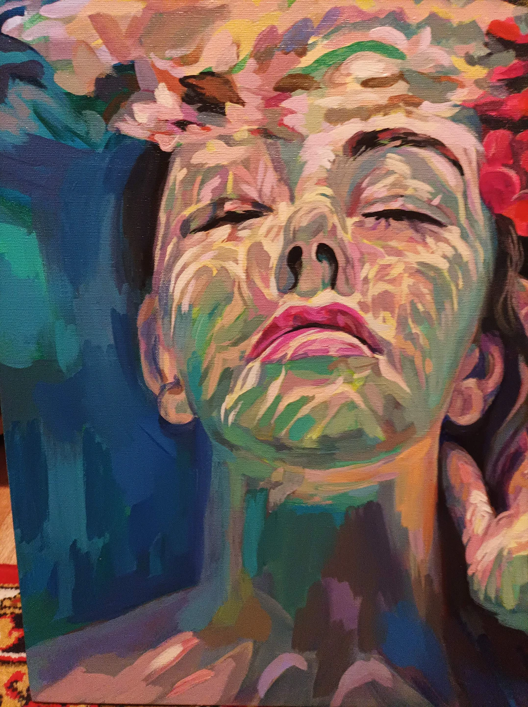 original oil painting 26" by 36" image indicator(4)