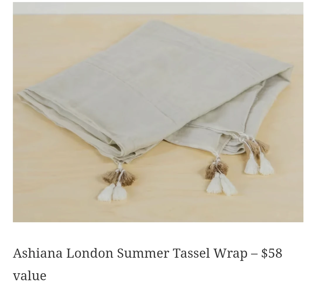 Asiana London - Tassel Wrap