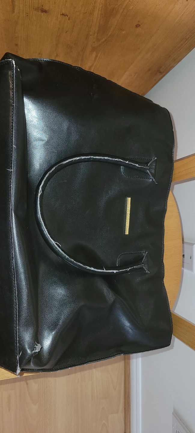 Used black Steve madden tote bag #freecycle thumbnail