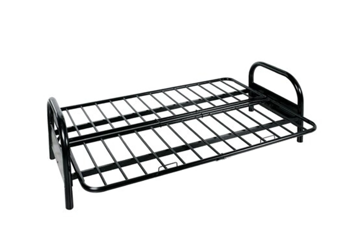 Black Metal Arm Bed Frame Cum Sofa - photo 3