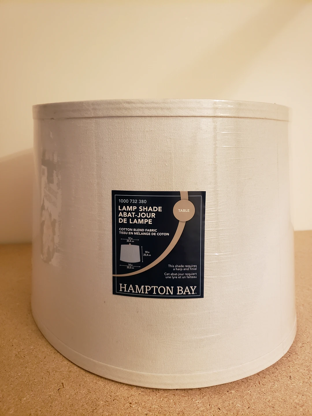 Off-white lampshade thumbnail