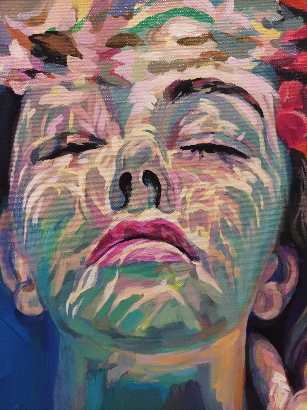 original oil painting 26" by 36" image indicator(8)