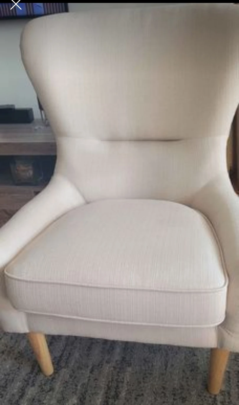 New Accent Chair,  Beige