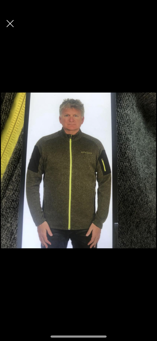 Mens Spyder zip up sweater
