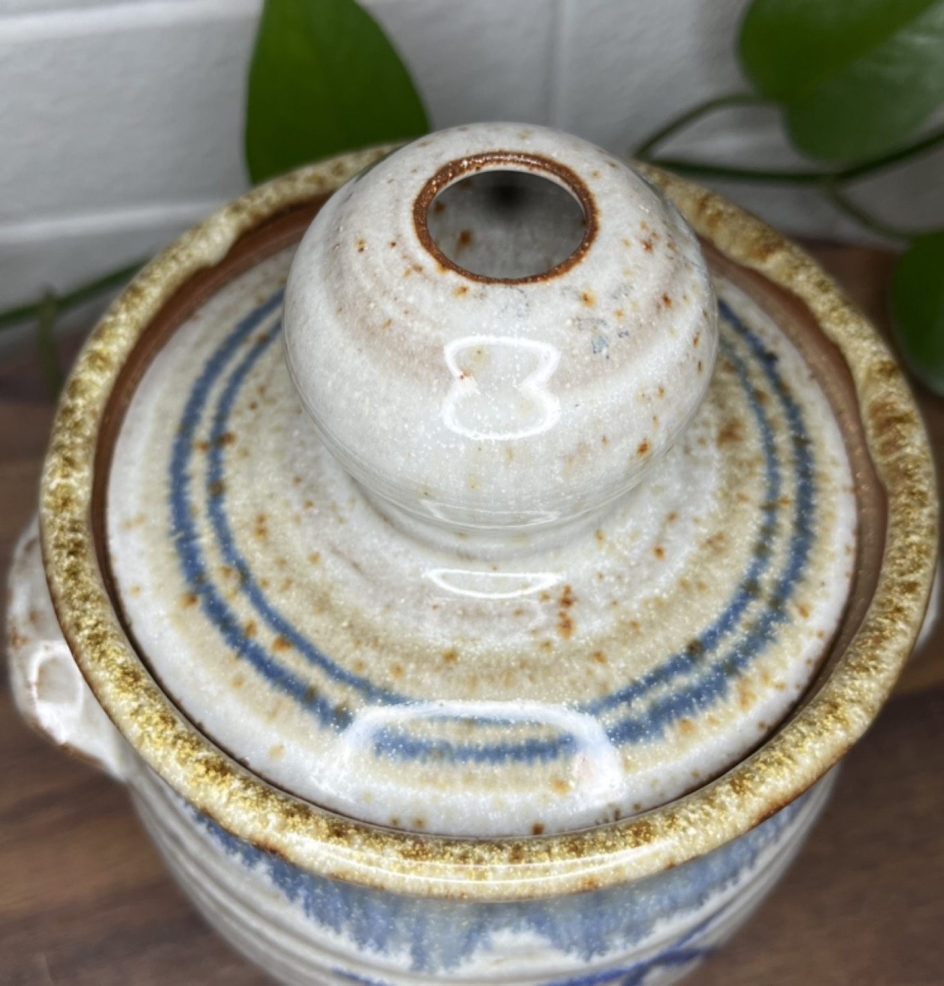 Unique Hancrafted Ceramic Pot w/ Lid - photo 2