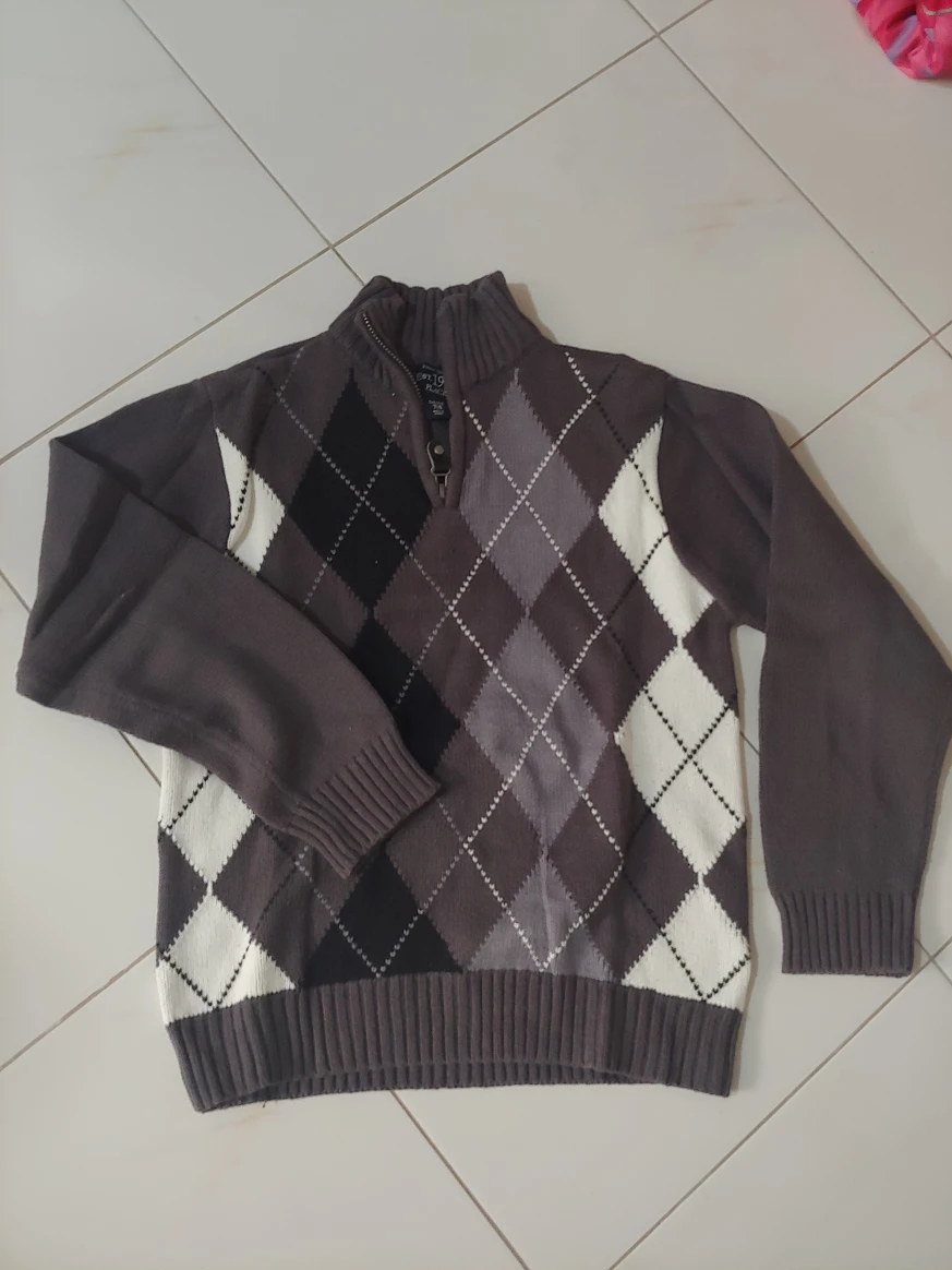 boys zip Cardigan thumbnail