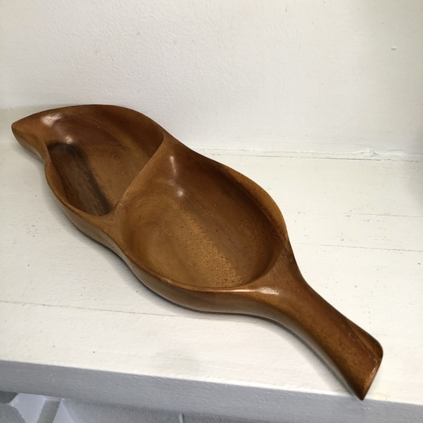 Vintage Monkeypod Wood Serving Tray