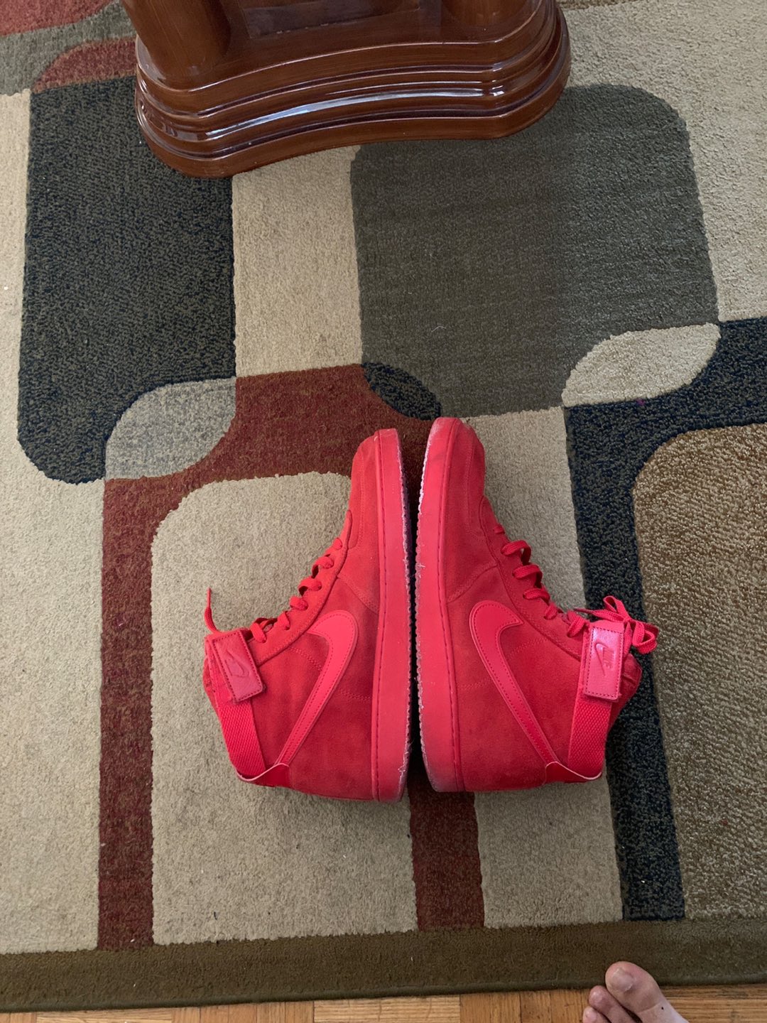 Nike suede shoes