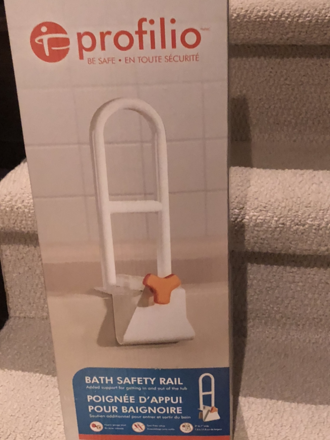 New Profilio Steel Bath Safety Rail
Still in the box - photo 3