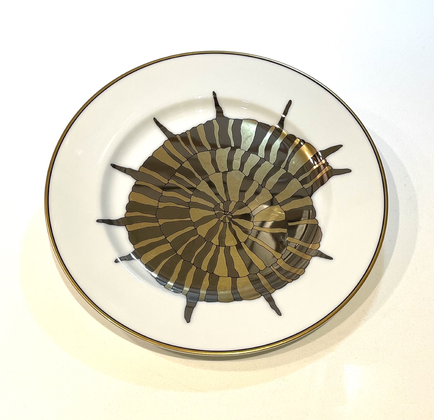 FITZ & FLOYD Coquilles combinees set of 12 plates image indicator(3)