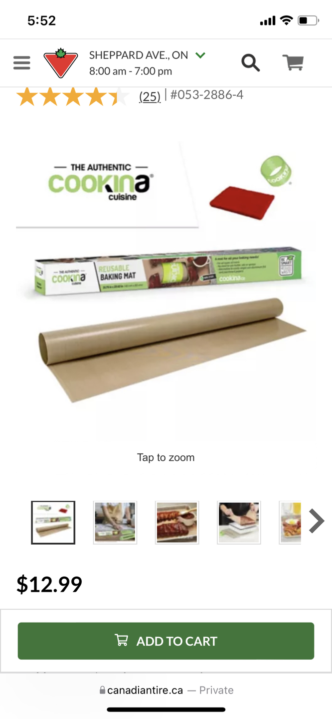 Cookina: Reusable Baking Mat thumbnail