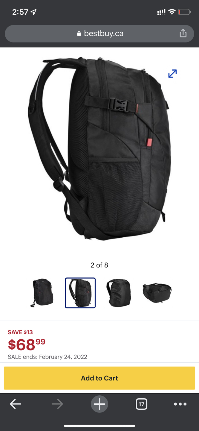 BRAND NEW Targus 16” 28L Terra Backpack - Black - photo 4