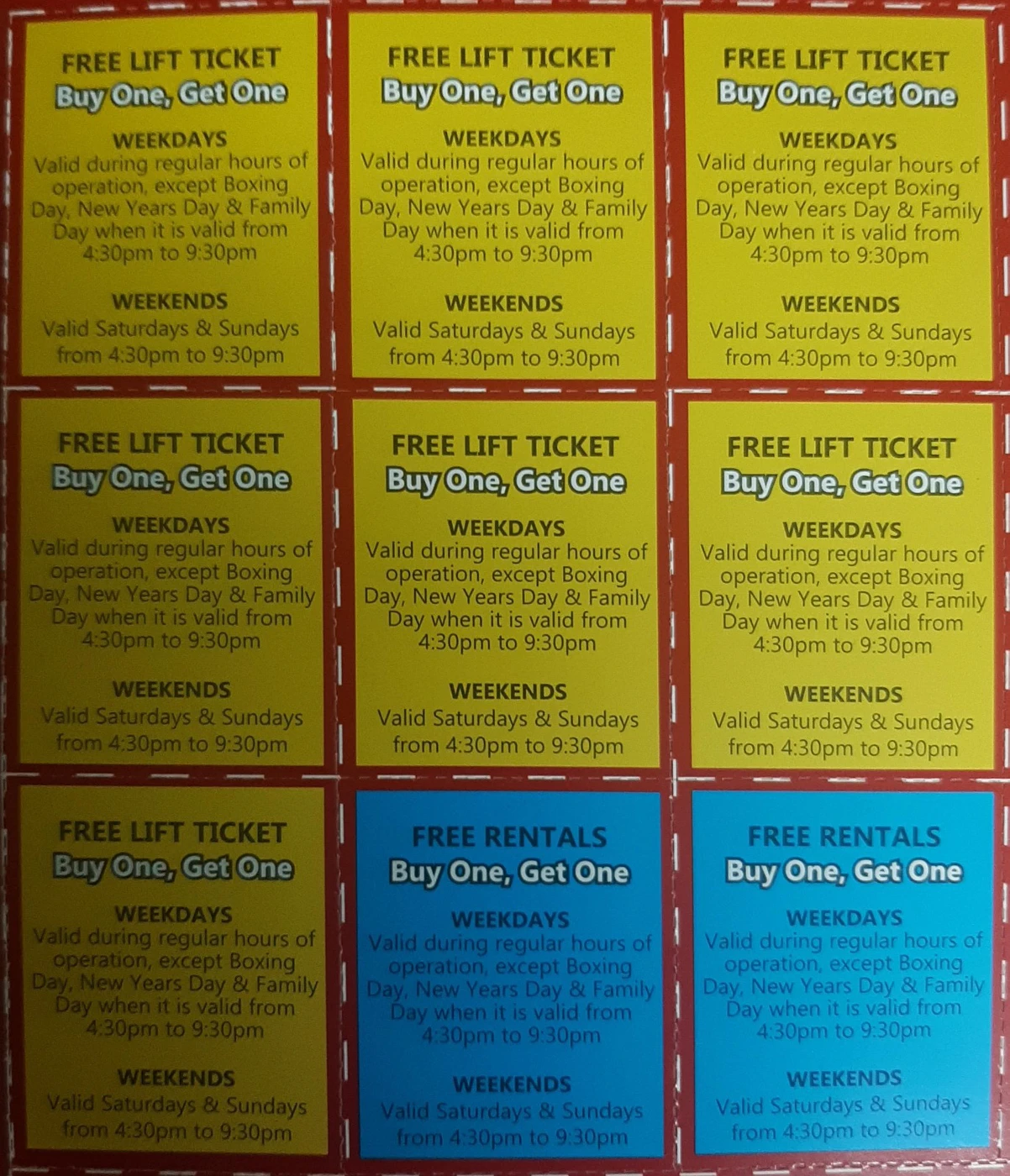 Ski Lakeridge Coupon Book - Skiing, Snowboarding, Tubing FUN image indicator(10)