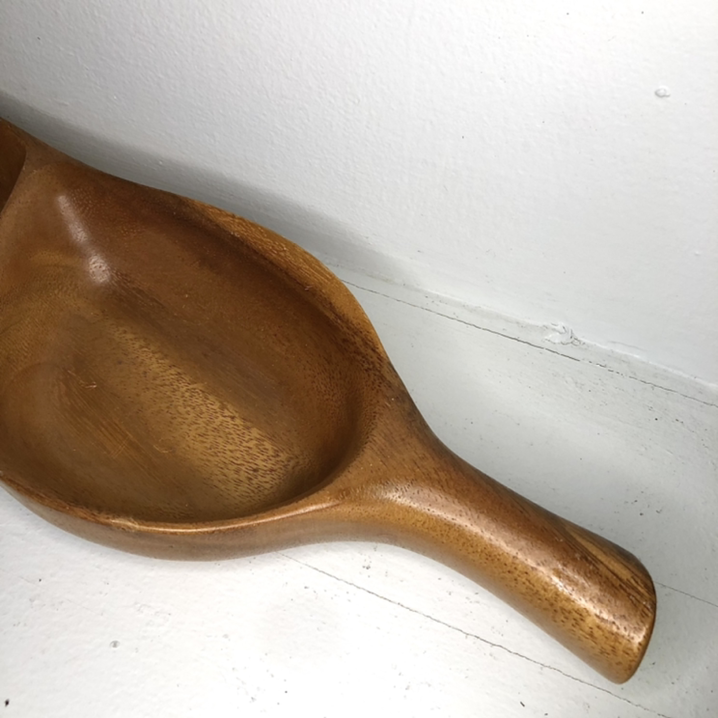 Vintage Monkeypod Wood Serving Tray - photo 4