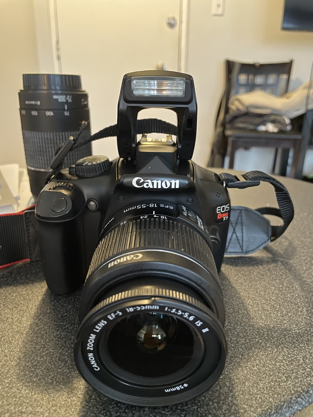 Canon EOS Rebel T3 DSLR camera with standard and zoom lens - photo 5