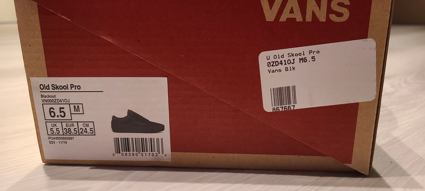 VANS skateboard PRO shoes M6.5/W8 - photo 5
