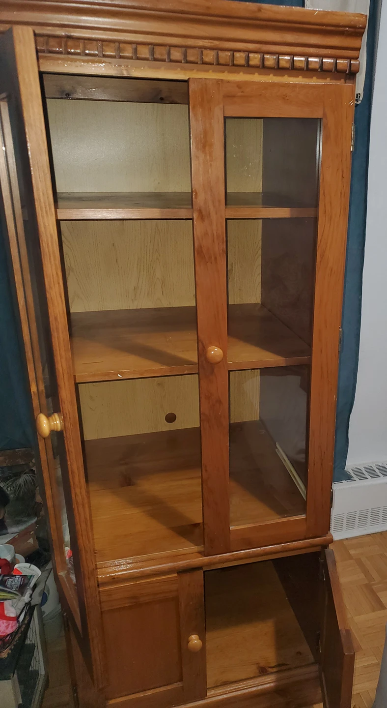 Vintage solid wood cabinet - photo 3