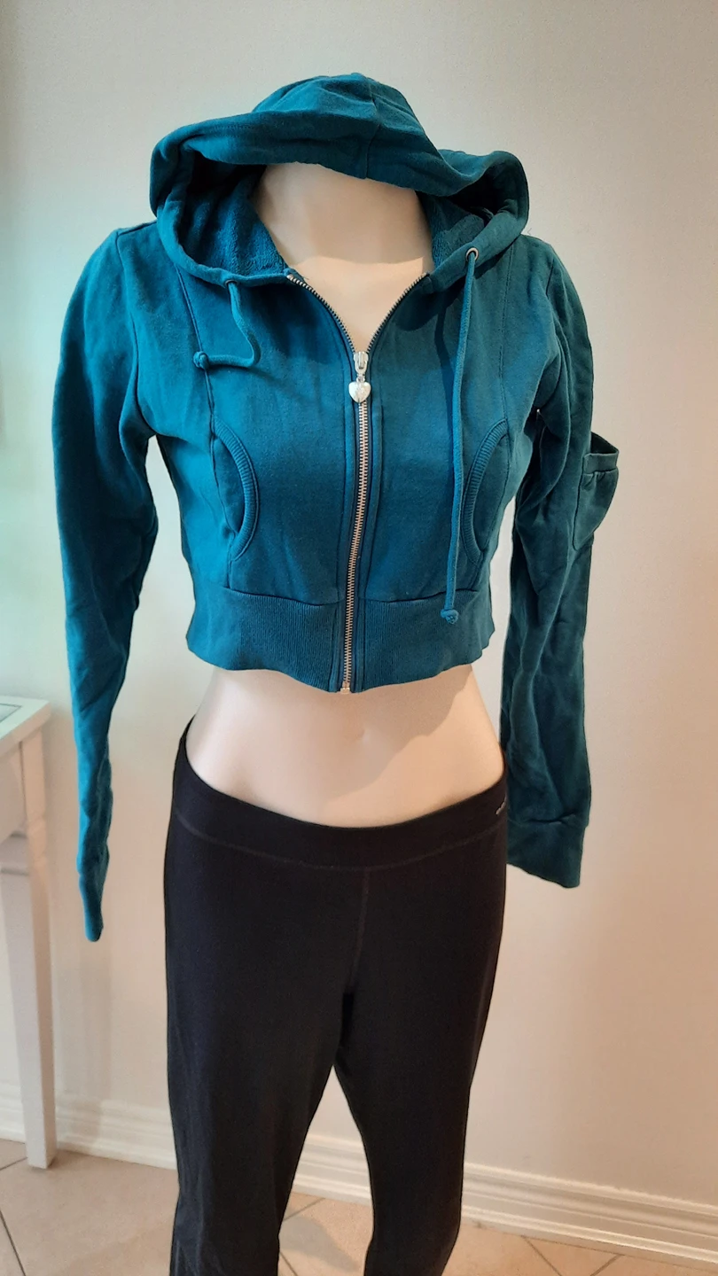 open front hooded cardigan size s image indicator(3)