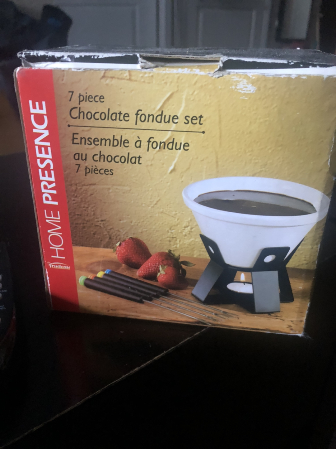 7 piece chocolate fondue set thumbnail