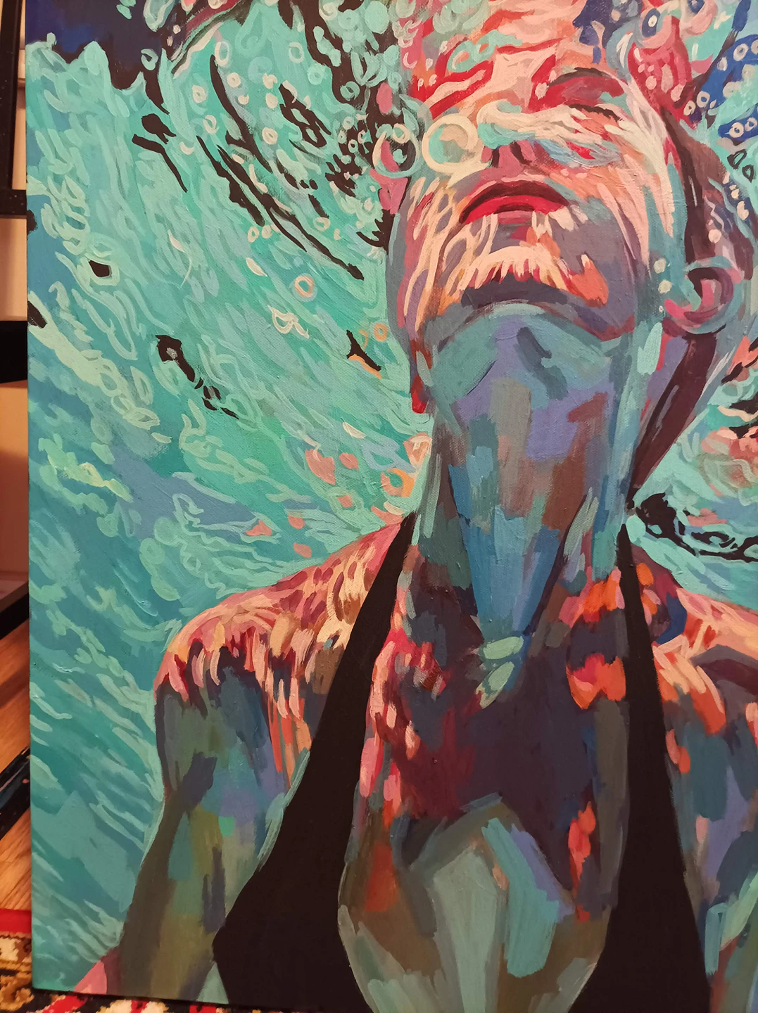 original oil painting 26" by 36" image indicator(6)