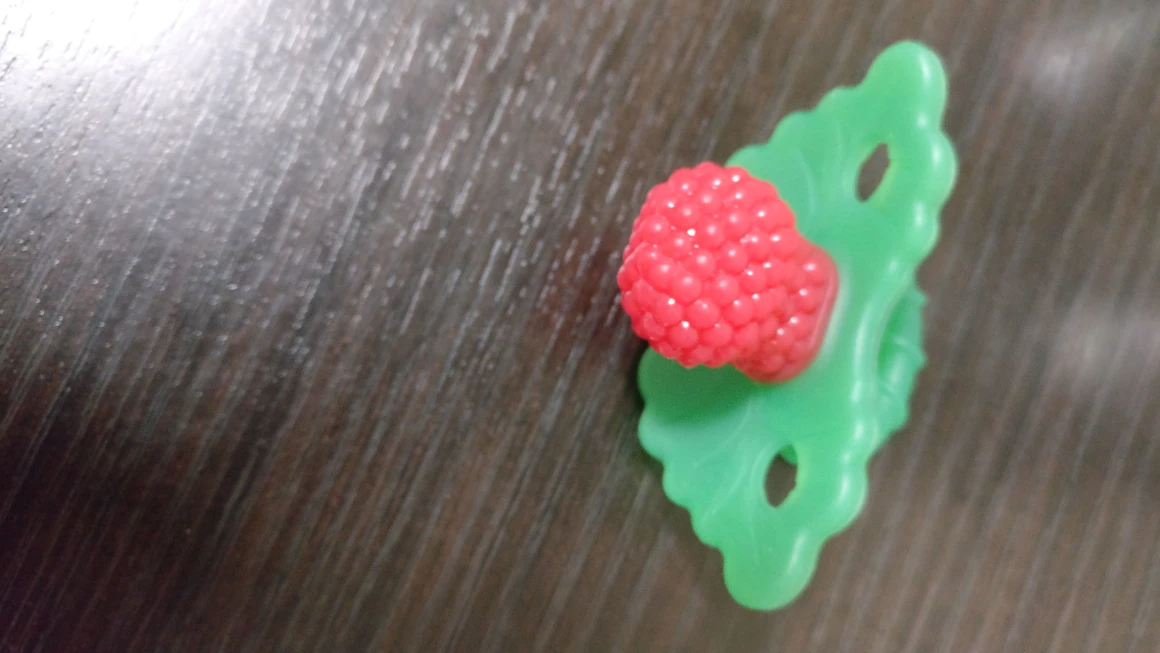Baby rasberry teether (used) #freecycle - photo 2